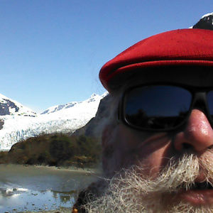 Meet your Posher, Ric at the Mendenhall Glacier
